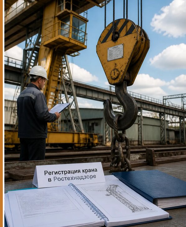 Регистрация крана в Ростехнадзоре в Озёрске от 15213 р. | Авеста ОТиПБ